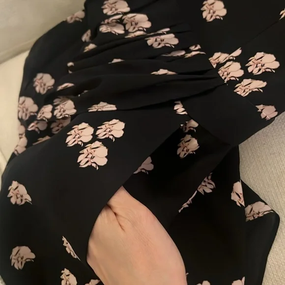 A.L.C. Eva silk floral dress size 2 - Picture 11 of 12